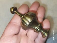 Vintage Solid Cast Brass Pillar Scroll Clock Finial 3 1/2" Lot 19