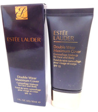 Estee Lauder Double Wear Maximum Cover Makeup CREAMY VANILLA 30ml Sealed BNIB