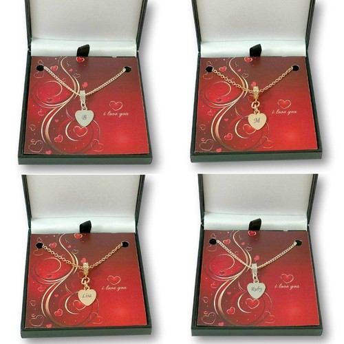 Heart necklace with engraving - necklace,