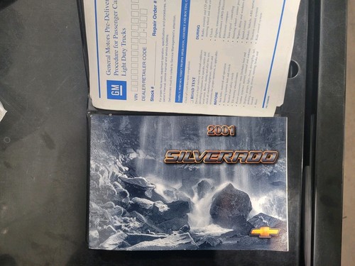 2001 silverado owners manual - 2001,