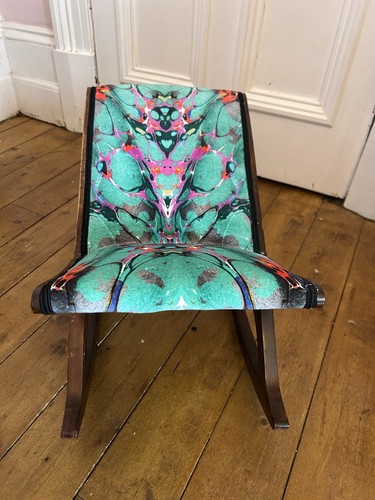 Stunning mid century footstool