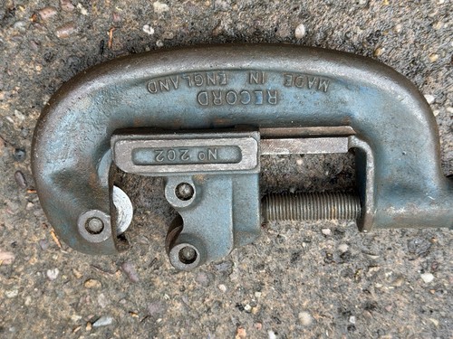 Record 202 roller pipe cutter - record,
