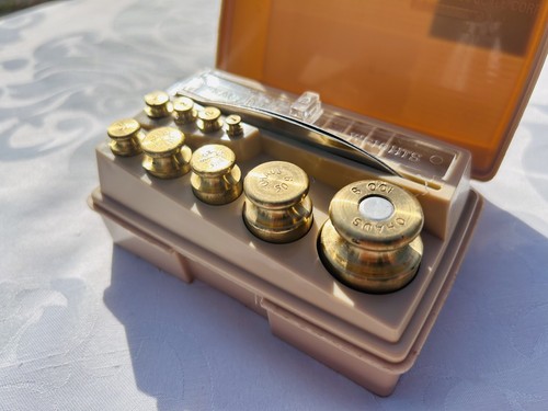 Vintage ohaus sto weights - vintage, x