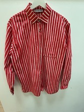 1960s Vintage Marimekko Stripped Red and White Shirt Worn A Few Times.