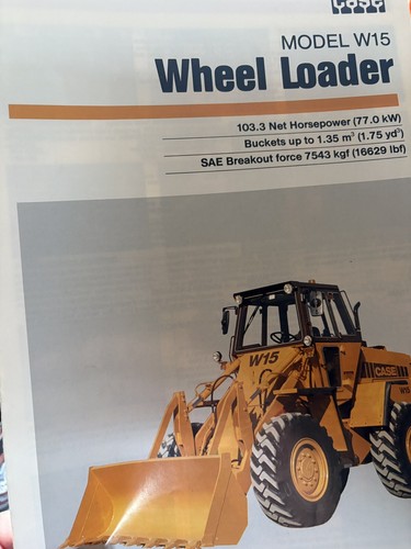 Case w15 loader brochure - loader,