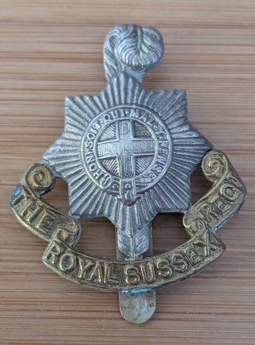 Metal cap badge the royal - cap,