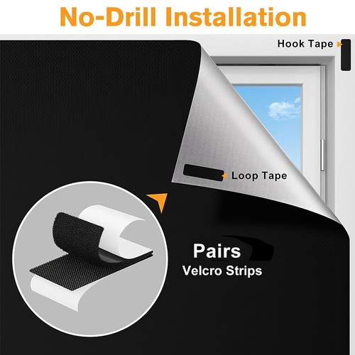 Blackout window shade - window, on