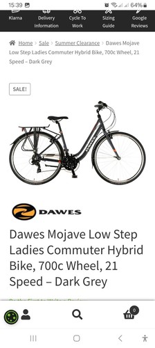 Dawes mojave ladies hybrid - mojave,