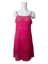 @ The Beach Kaftan Dress Size 8 Womens EU 36 Vintage Pink Stretch Cover Up *