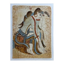 Minoan Girl Crocus Saffron