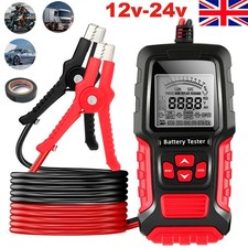 12V 24V Car Battery Tester LCD