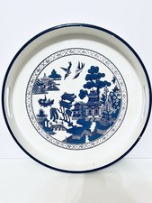 Vintage 13.5” Japanese Churchill Willow Rare Large Tray Made In Japan