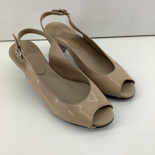 Tlc nude patent peep toe - tlc,