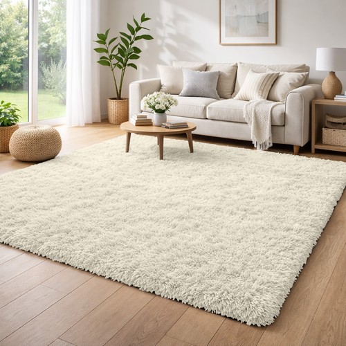 Fluffy rugs anti slip - fluffy, anti-slip