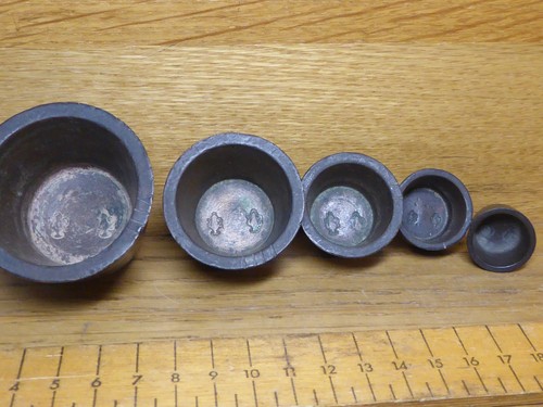 Antique brass nesting - brass,