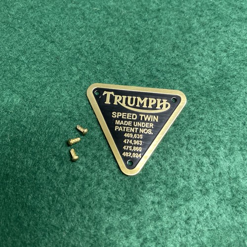 Triumph speed twin 5ta patent - triumph,