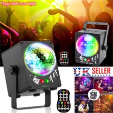 UKING Disco Ball Light 240Pattern Stage Strobe LED Laser Projector Party Lights