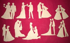 Wooden Wedding Figures MDF