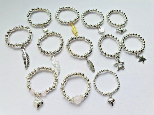 Stunning silver beaded charms - stunning,