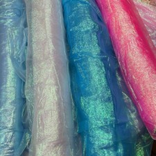Iridescent Rainbow Organza