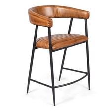 Genuine Brown Tan Leather Bar