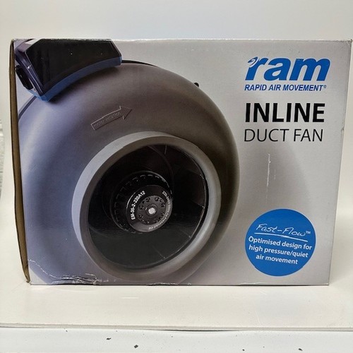 Ram inline duct - 100mm, &