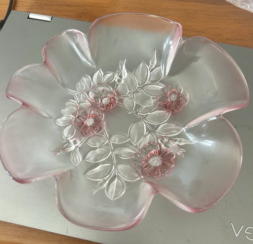 Rosella crystal glass bowl - glass,