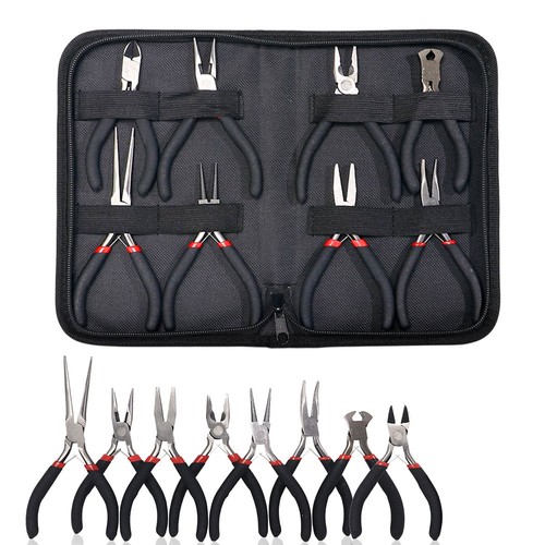 8pc mini jewelry making pliers - jewelry,