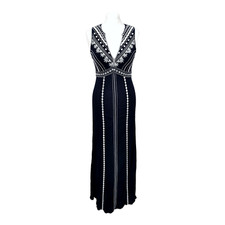 MONSOON Navy 100% Cotton Maxi