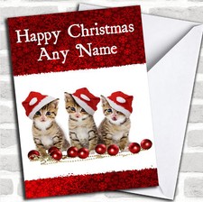 3 Beautiful Kittens Christmas