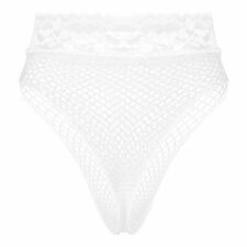 Womens Sheer Knicker Fishnet Hipster Mesh See-Through Bikini Panties Underwear