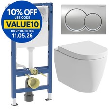 Rimless Wall Hung Toilet Pan