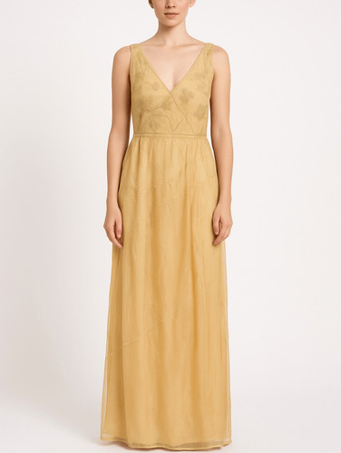 Nataya nwt gold embroidered - gold,