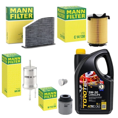 5w30 mann filters service - 5l,