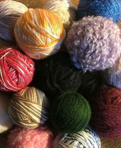 100g job lot yarn - job, smal