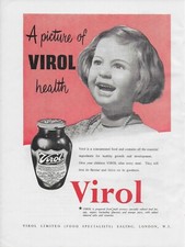 Original 1951 advert for VIROL