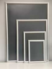 Snap Frame Poster Displays Retail Clip Holder Notice Board Silver AluminiumA0-A4
