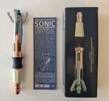 12th Doctor Who Extending Sonic Screwdriver Remote Control Display Prop Cosplay