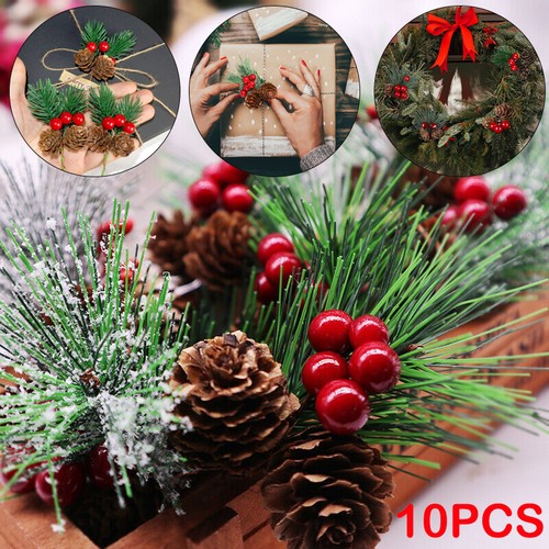 10pc christmas artificial - 10pc,