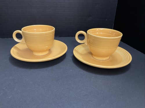 Vintage fiesta teacup saucer - teacup,