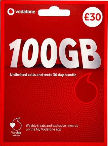 Vodafone bundle uk sim - vodafone,