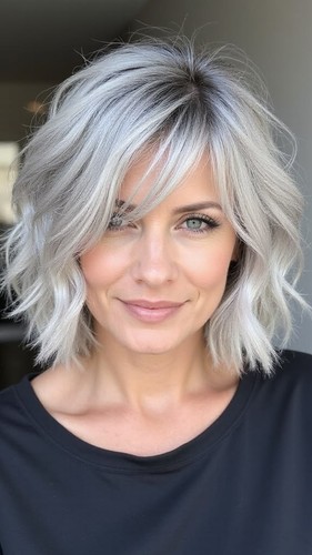 Short ombre ash - short, wig