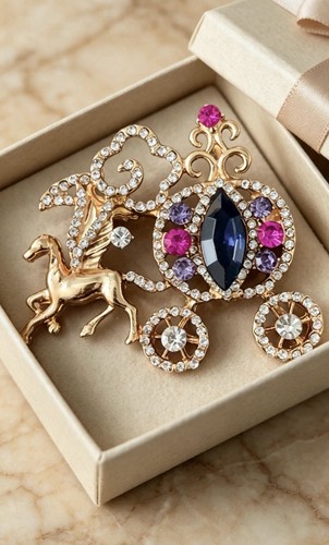 Gold purple princess - &,