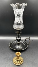Vintage Black Painted Metal