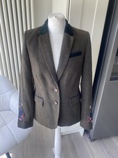 JOULES X INA DARK GREEN WOOL