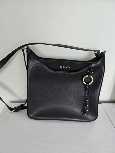 Dkny bkack shoulder handbag - shoulder,
