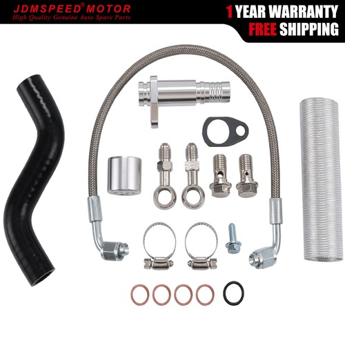 Turbo oil feed - turbo, return
