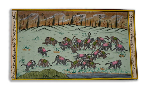 Elephant caravan handmade - elephant,