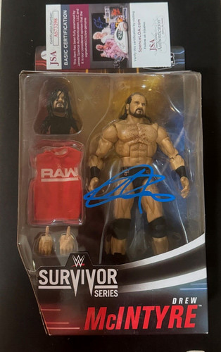 Wwe drew mcintyre signed - wwe,