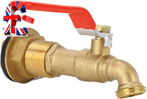 Rain barrel spigot 2 inch - barrel, 1/2